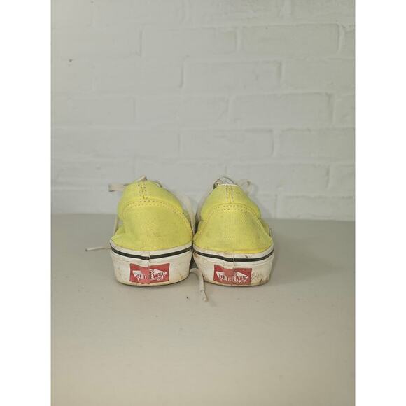 Vans Women's Color Theory Old Skool Shoes Neon Bright Yellow Size 8 US - Picture 4 of 9